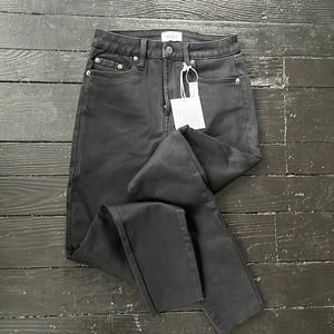 Pistola NWT Aline High Rise Skinny Black Denim Jean. Sz 27.